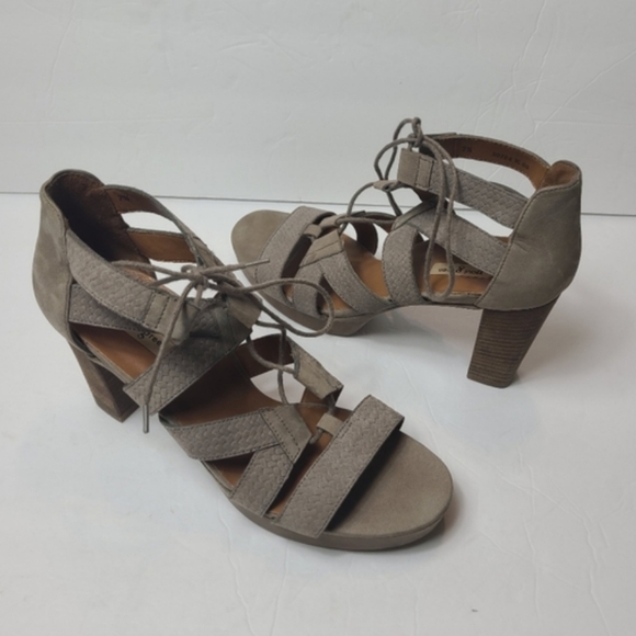 NEW PAUL GREEN Hana heels booties lace-up sandals - Picture 10 of 10